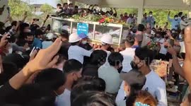 Funeral held for Myanmar protester killed in clashes with police forces
