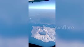 Breathtaking aerial view of Taal Volcano in the Philippines
