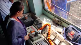 Women run the railway station in Bihar in honor of International Woman's Day