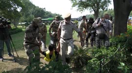 Tibetan activists detained during protest outside Chinese embassy in India on uprising anniversary