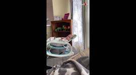 '4-Month-Old Baby's Hilarious Reaction on Seeing his 'Next Meal''