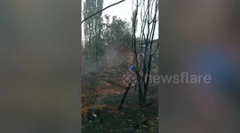 Argentina wildfires ravage homes and woodland