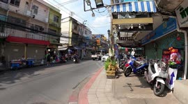Walk through this fascinating slum alley in Bangkok, Thailand