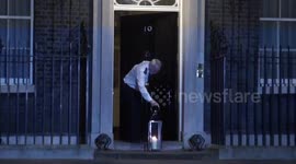 Candle is lit at 10 Downing Street for Sarah Everard