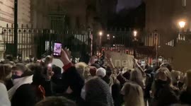 Sarah Everard: Protesters chant ‘Shame on you!’ outside Downing Street