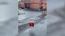 A curry house is trialling a drone delivery service - and said the eco-friendly takeaways are the quickest way to get food to customers.