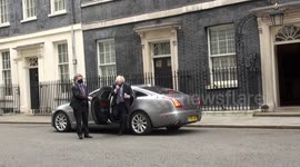 Boris Johnson returns 10 Downing Street diet coke at hand