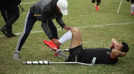 Amputee soccer team 4 team amputee soccer tournament ends in Gaza