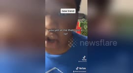 Six-year-old boy hilariously stunned when mom lies and says she never yells at her kids