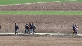 Greece-North Macedonia borders : Locals complain about properties damaged by migrants roaming the border after they get 