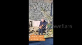 Adorable clip shows Irish dad bonding with puppy he said he didn't want