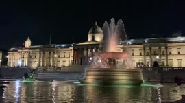 Landmarks across London lit yellow to mark anniversary of UK's COVID-19 lockdown