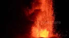Mount Etna's wildly mesmerizing volcanic eruption in Italy is a sight to see