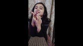 Little minsa singing #Bellaciao #lacasadepapel #Spanish #resistant  #song .