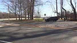 PRESIDENT JOE BIDEN ARRIVES AT RESIDENCE IN DELAWARE