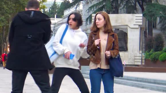 ANSWERING PHONE LOUDLY IN PUBLIC!