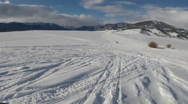 'Rider Launched 80 Feet into the Air after Fast-Paced Snowmobile Crash'