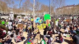 Protest movement against the climate law in Lyon, France