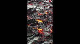 'Breathtaking View of Mount Fagradalsfjall Shooting Lava'