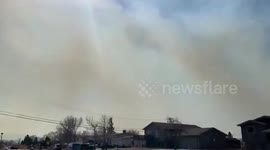 Rapid City, South Dakota rapidly evacuated following wildfire