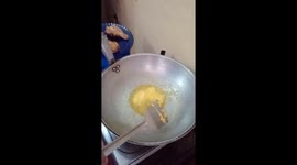 Cooking butterd chicken 