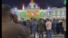Shiite marking night of Mid-Shaban and birth of Imam Mohammed al-Mahdi in Iraq