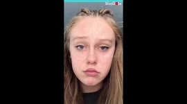 'Girl Turns herself into a Tim Burton Character on TikTok'