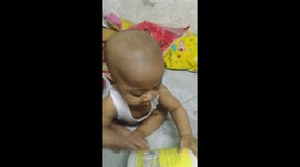 My sweet baby little anger. Happy  to play more and more.