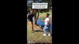 Man pushes girlfriend into lake in prank gone wrong