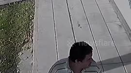 Violent robbery in supermarket in Argentina