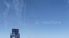 US: Military Flyover On Opening Day As Baseball Returns To Colorado