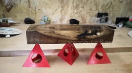 Amateur woodworker 3D prints hammerhead shark and encases it in epoxy resin