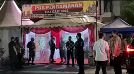 National Police Chief observes the security of the Jakarta Cathedral Church ahead of the Easter Mass