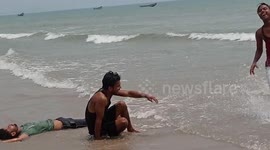 Fun time at beach, fail and funniest, funny video, try to not laugh