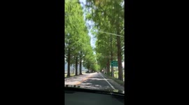 At least once, show the distance you want to pass instead.  When I wake up on the road, if I am here, I will feel very happy.