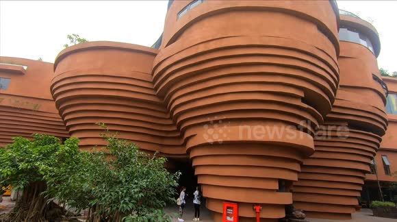 New museum in Vietnam draws crowds with its unusual 'pottery wheel' design