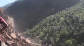 Landslide forces closure of national highway in Jammu and Kashmir