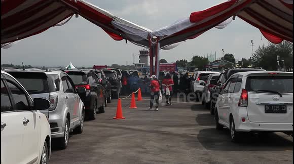 Mass Drive-Thru Vaccination in Medan