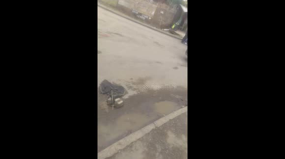 Dramatic arrest of a man not wearing a  mask in public