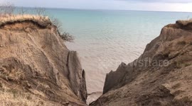Lake Erie shoreline is eroding