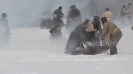Reconstruction of the battle in Naberezhnye Chelny