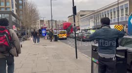 Breaking. Person under the track at archway station Islington.