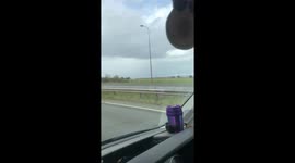 Idiots on a19 in seat leon