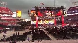 US: WrestleMania 37 Spectators Told To Seek Shelter Due To Severe Weather With Risk Of Lightning