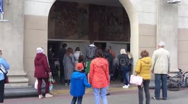 Belarusians pay tribute to the victims of the terrorist attack in Minsk, Belarus