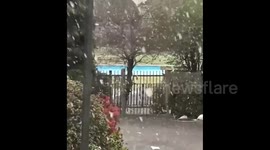 UK: Snow Blankets England As Outdoor Hospitality Reopens With Lockdown Lift