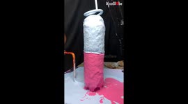 'Satisfying Footage of Color Coming Off a Foam Paint Roller'