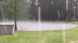 Louisiana pelted with quarter-sized hail and severe storms