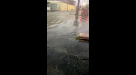 South-eastern Louisiana has major rainfall leading to flooding