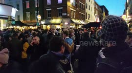 Londoners enjoy “Fab Friday” on streets of Soho amid COVID-19 restrictions lifted